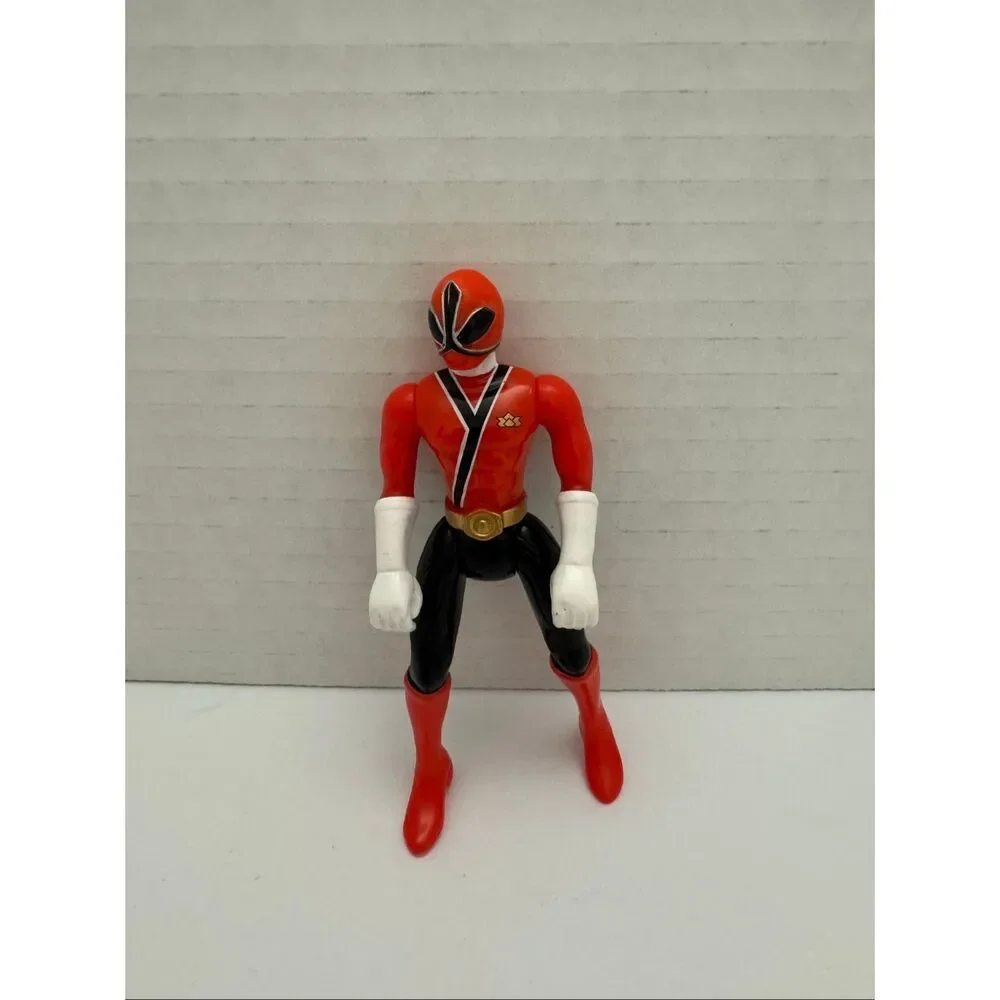 Red Samurai Power Ranger Action Figure 4-1/2